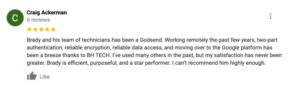 Cusotmer Review-Cybersecurity